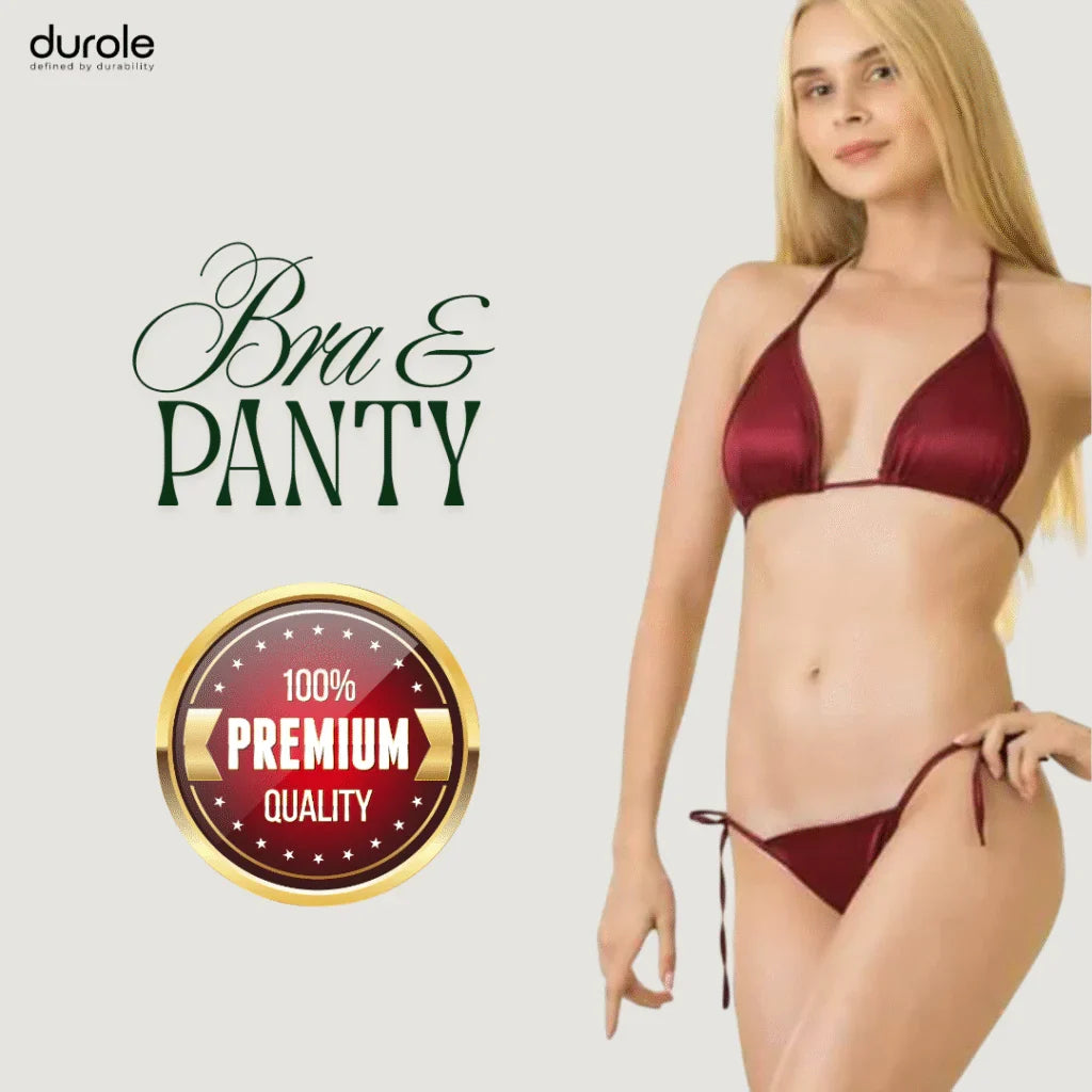 6 Piece Romantic Bridal Night Suit for Women and Girls 100% Premium Silk Set