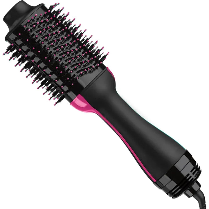 4-in-1  Blow Hair Dryer - Volumizer Brush, Straightening & Curl