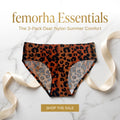Pack of 4  - Infinity-Fit Leopard Brief Pantied | Femorha