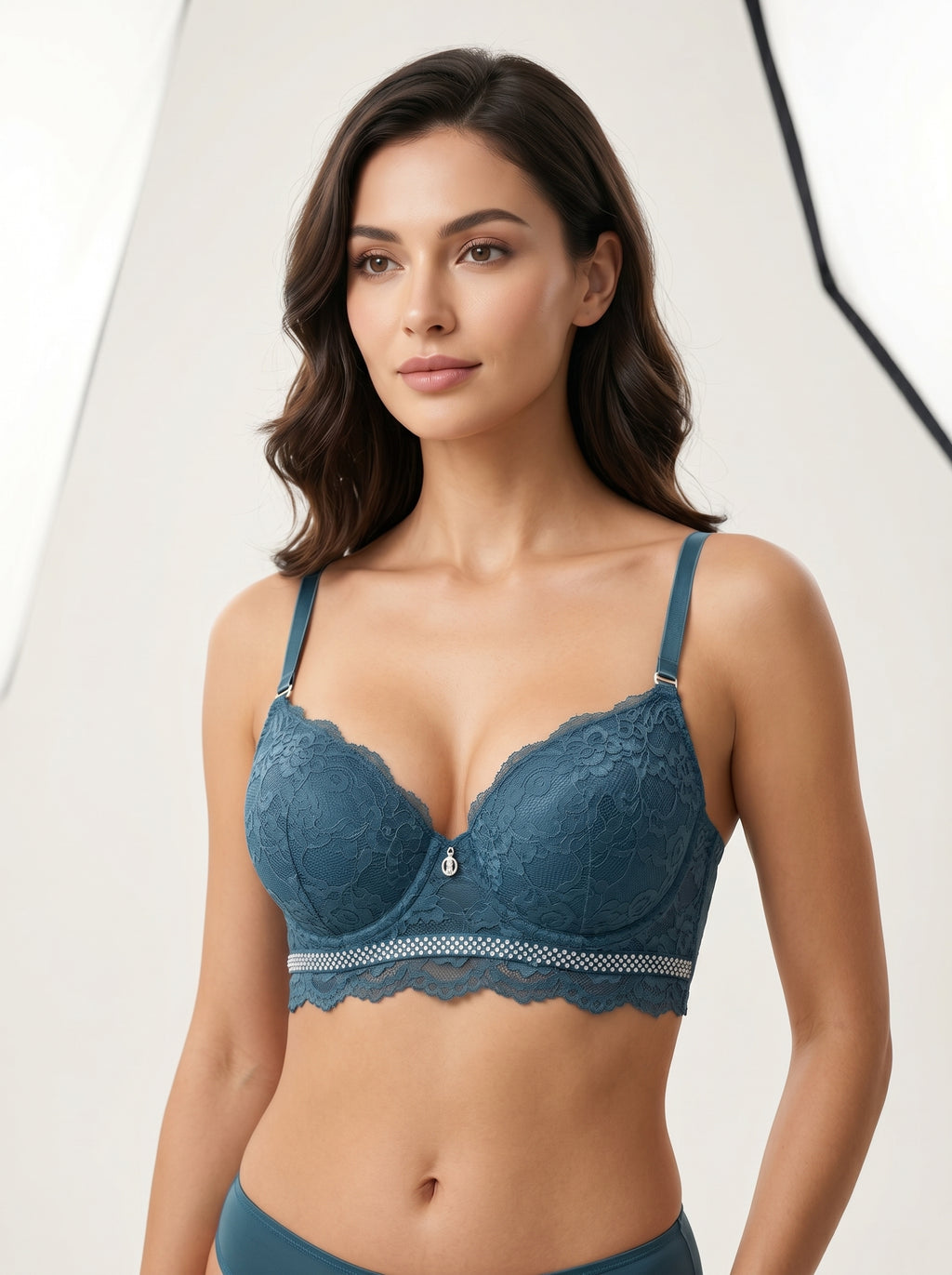Femorah Luxe Lace Push-Up Bra – Soft Padded Bra 021