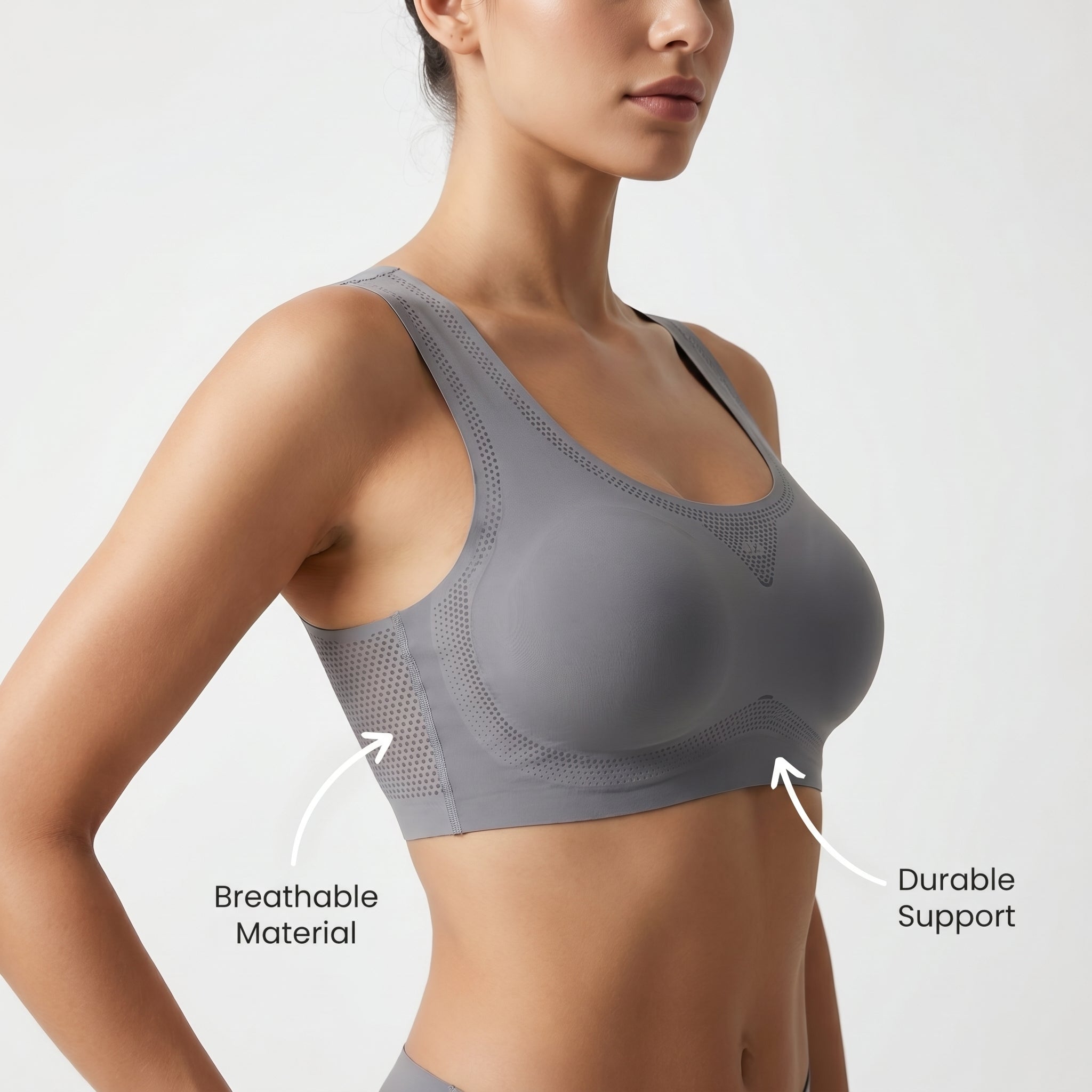 Femorha Skin Seamless Wireless Comfort Bra for Women – Soft Full Coverage Bralette