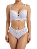 Femoraha Premium Thailand Edition – Soft Light Lavender Luxury Lace Lingerie Set