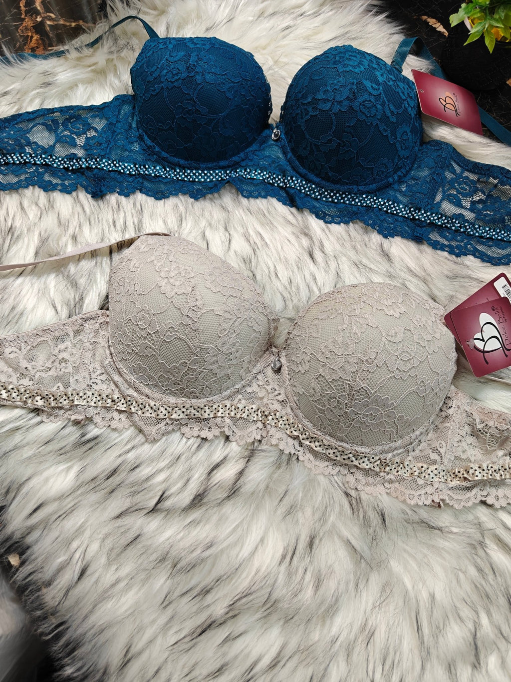 Femorah Luxe Lace Push - Up Bra – Soft Padded Bra 021 - Femorah