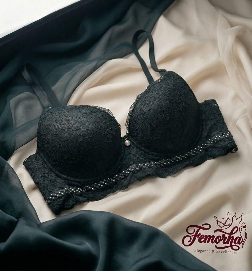 Femorah Luxe Lace Push - Up Bra – Soft Padded Bra 023 - Femorah
