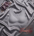 Femorha GreySeamless Wireless Comfort Bra for Women – Soft Full Coverage Bralette - Femorah