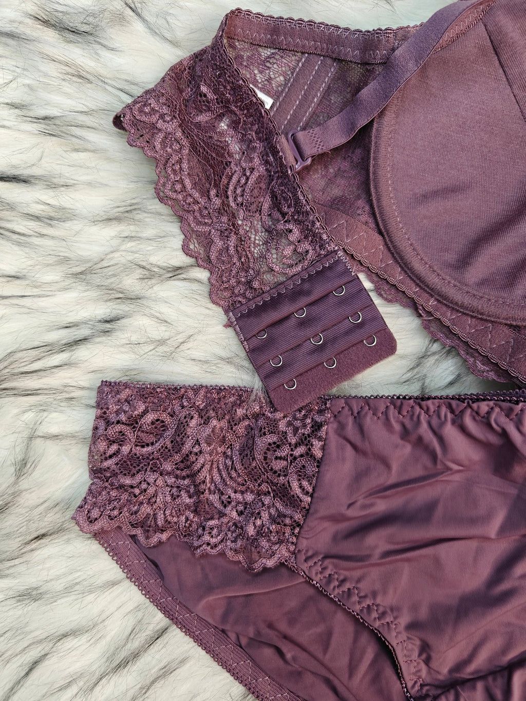 Lavender Bra & Panty Set – Premium Padded Lingerie Set - Femorah