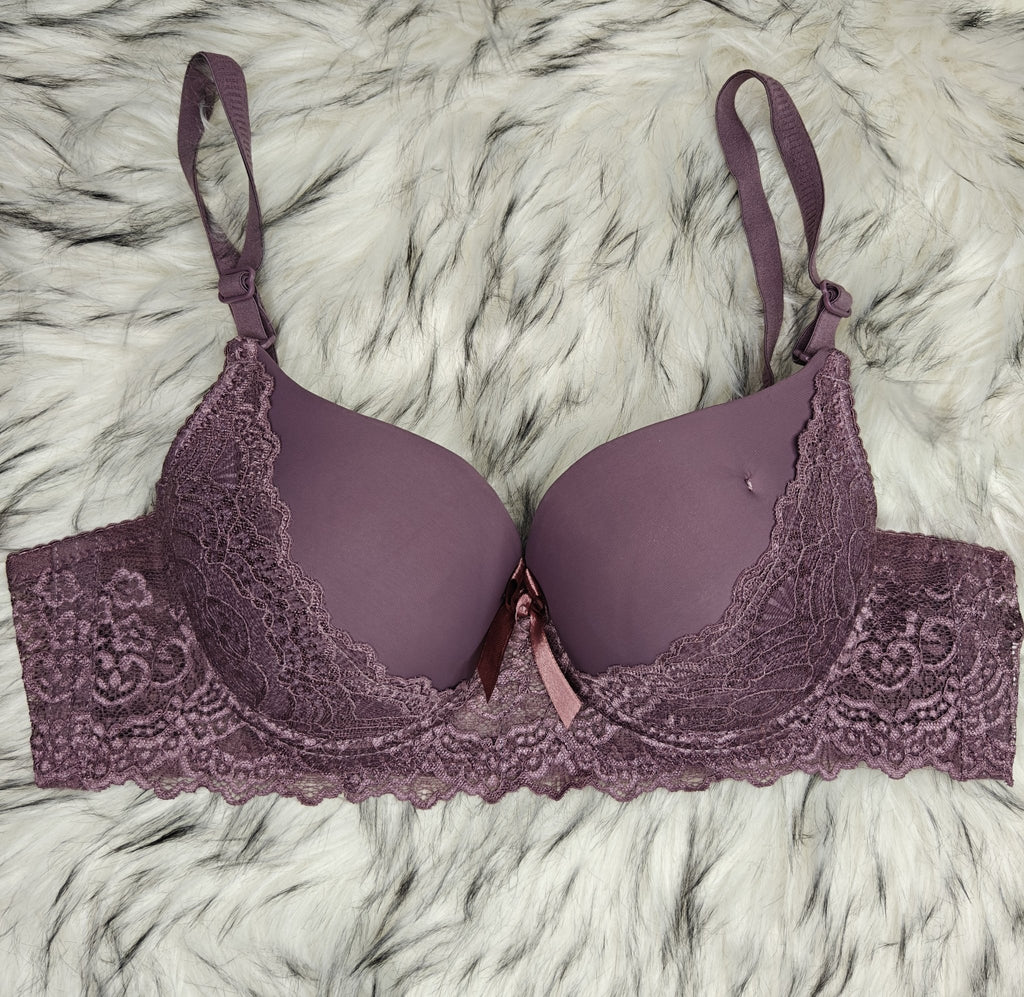 Lavender Bra & Panty Set – Premium Padded Lingerie Set - Femorah