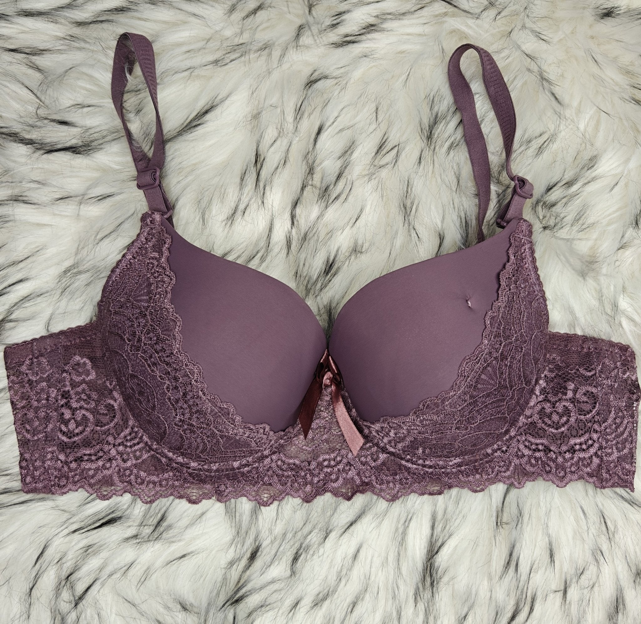 Lavender Bra & Panty Set – Premium Padded Lingerie Set - Femorah